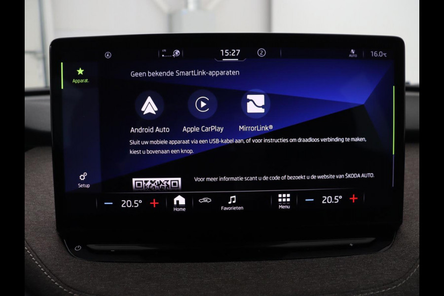 Škoda ENYAQ iV 60 | 68.900km NAP | Sfeerverlichting | Carplay | Half leder | Navigatie | Full LED | Chroom Pack | Climate control | Parkeerhulp | Cruise control