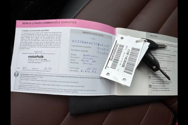 Citroën Berlingo 1.6 BlueHDI 75 Dark Edition nr. 65 3 Zits Euro 6 114.000km Airco,Navigatie,Leder Interieur,Schuifdeur