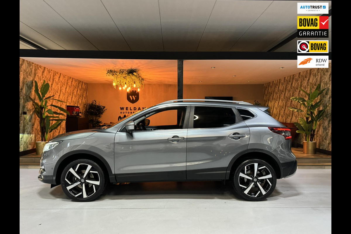 Nissan QASHQAI 1.3 DIG-T Tekna Garantie Pano 360 Camera StoelVW Cruise Navi Clima Led Lane Rijklaar