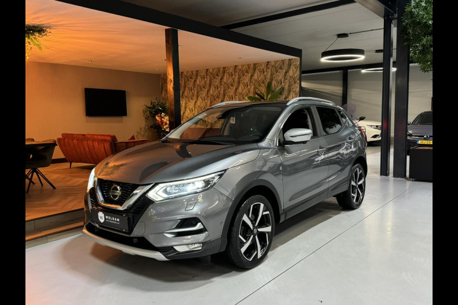 Nissan QASHQAI 1.3 DIG-T Tekna Garantie Pano 360 Camera StoelVW Cruise Navi Clima Led Lane Rijklaar