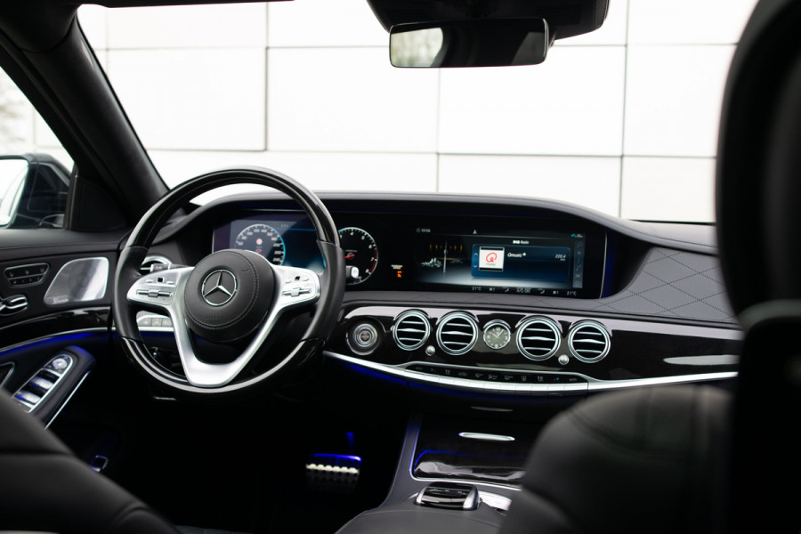 Mercedes-Benz S-Klasse 560 Lang 4-M AMG Exclusive|4*massage/koeling|20"|entertainment|standkachel|HUD|nachtzicht