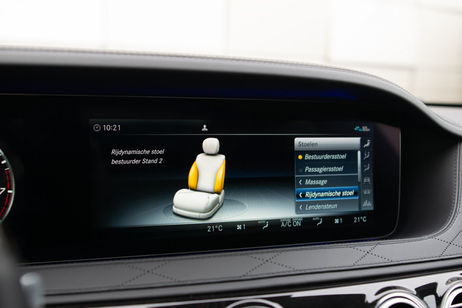 Mercedes-Benz S-Klasse 560 Lang 4-M AMG Exclusive|4*massage/koeling|20"|entertainment|standkachel|HUD|nachtzicht