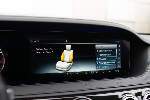 Mercedes-Benz S-Klasse 560 Lang 4-M AMG Exclusive|4*massage/koeling|20"|entertainment|standkachel|HUD|nachtzicht