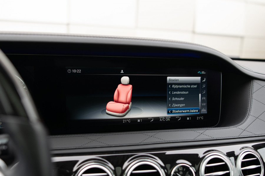 Mercedes-Benz S-Klasse 560 Lang 4-M AMG Exclusive|4*massage/koeling|20"|entertainment|standkachel|HUD|nachtzicht