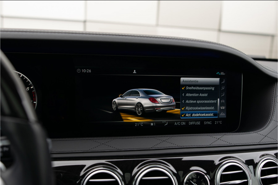 Mercedes-Benz S-Klasse 560 Lang 4-M AMG Exclusive|4*massage/koeling|20"|entertainment|standkachel|HUD|nachtzicht