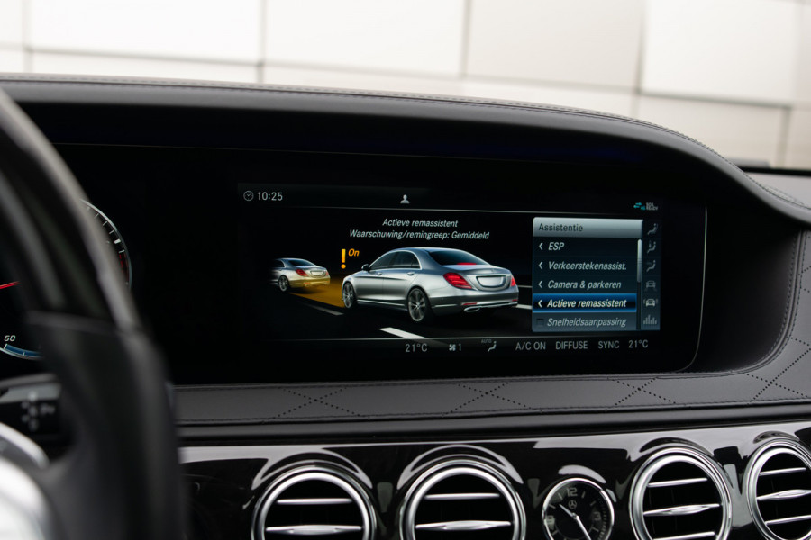Mercedes-Benz S-Klasse 560 Lang 4-M AMG Exclusive|4*massage/koeling|20"|entertainment|standkachel|HUD|nachtzicht