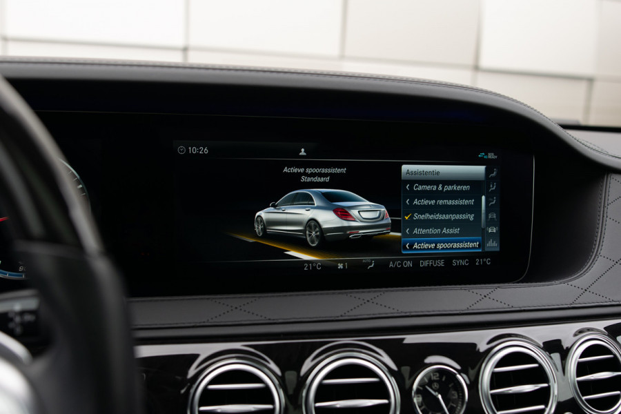 Mercedes-Benz S-Klasse 560 Lang 4-M AMG Exclusive|4*massage/koeling|20"|entertainment|standkachel|HUD|nachtzicht