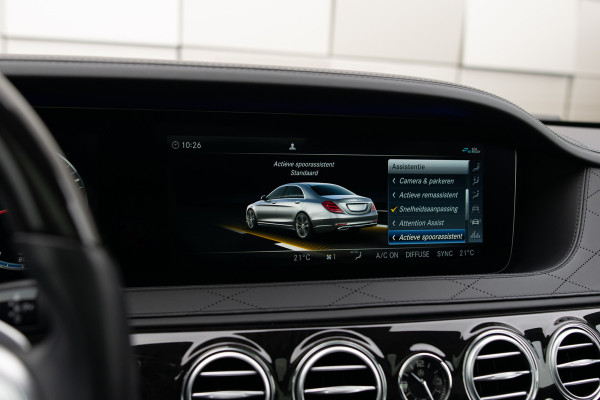 Mercedes-Benz S-Klasse 560 Lang 4-M AMG Exclusive|4*massage/koeling|20"|entertainment|standkachel|HUD|nachtzicht