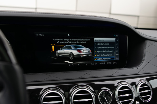 Mercedes-Benz S-Klasse 560 Lang 4-M AMG Exclusive|4*massage/koeling|20"|entertainment|standkachel|HUD|nachtzicht