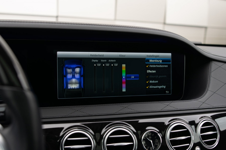 Mercedes-Benz S-Klasse 560 Lang 4-M AMG Exclusive|4*massage/koeling|20"|entertainment|standkachel|HUD|nachtzicht