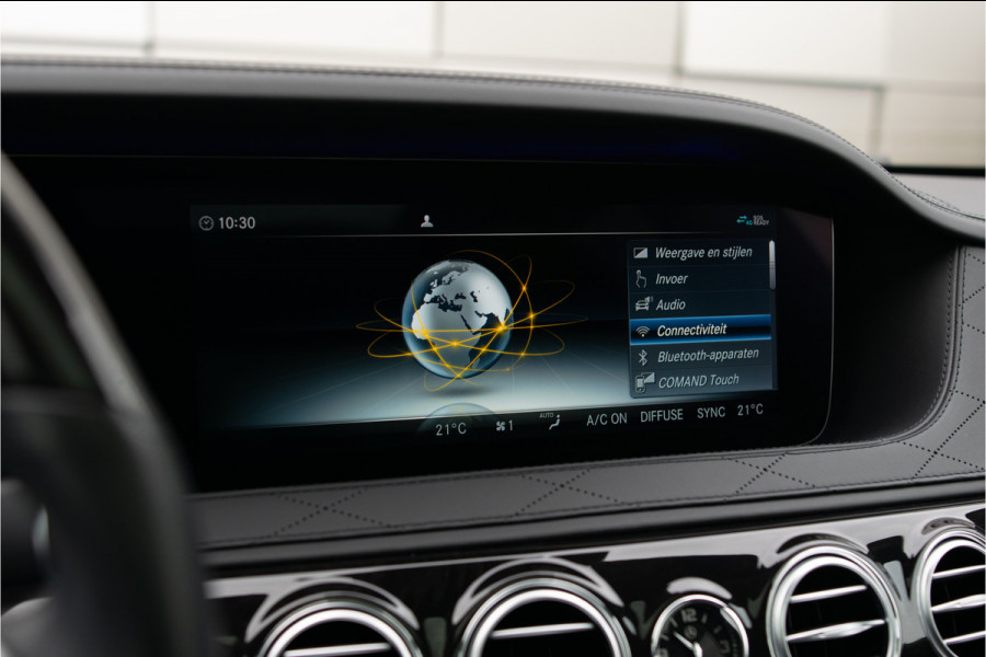 Mercedes-Benz S-Klasse 560 Lang 4-M AMG Exclusive|4*massage/koeling|20"|entertainment|standkachel|HUD|nachtzicht