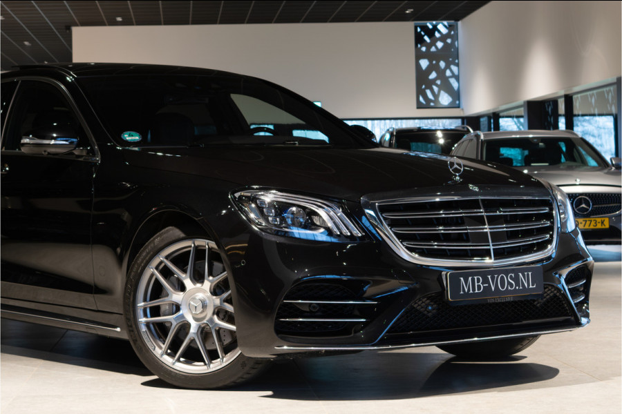 Mercedes-Benz S-Klasse 560 Lang 4-M AMG Exclusive|4*massage/koeling|20"|entertainment|standkachel|HUD|nachtzicht