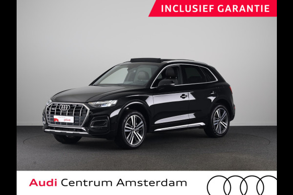 Audi Q5 50 TFSI e Advanced edition 299 pk S-tronic | Navigatie | Panoramadak | Parkeersensoren (Park assist) | Rondomzicht camera | Lederenbekleding | Stoelverwarming |