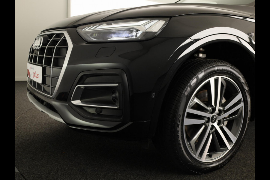 Audi Q5 50 TFSI e Advanced edition 299 pk S-tronic | Navigatie | Panoramadak | Parkeersensoren (Park assist) | Rondomzicht camera | Lederenbekleding | Stoelverwarming |