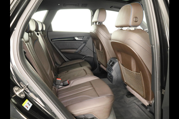 Audi Q5 50 TFSI e Advanced edition 299 pk S-tronic | Navigatie | Panoramadak | Parkeersensoren (Park assist) | Rondomzicht camera | Lederenbekleding | Stoelverwarming |
