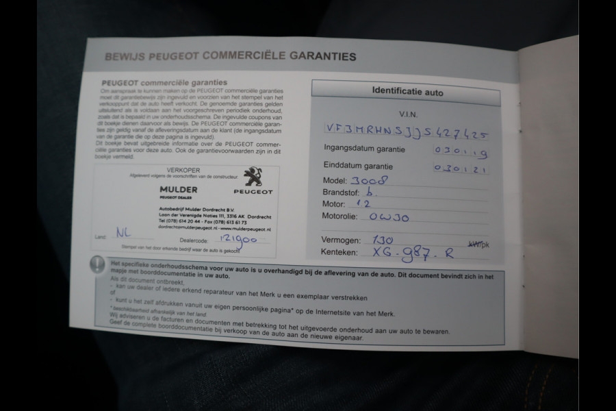 Peugeot 3008 1.2 PureTech GT Line / Recent D-riem!