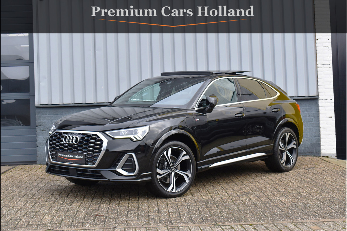 Audi Q3 Sportback 45 TFSI e S-Line 245 Pk Pano Sonos 360 Leder Matrix Trekhaak Keyless ACC 20 Inch