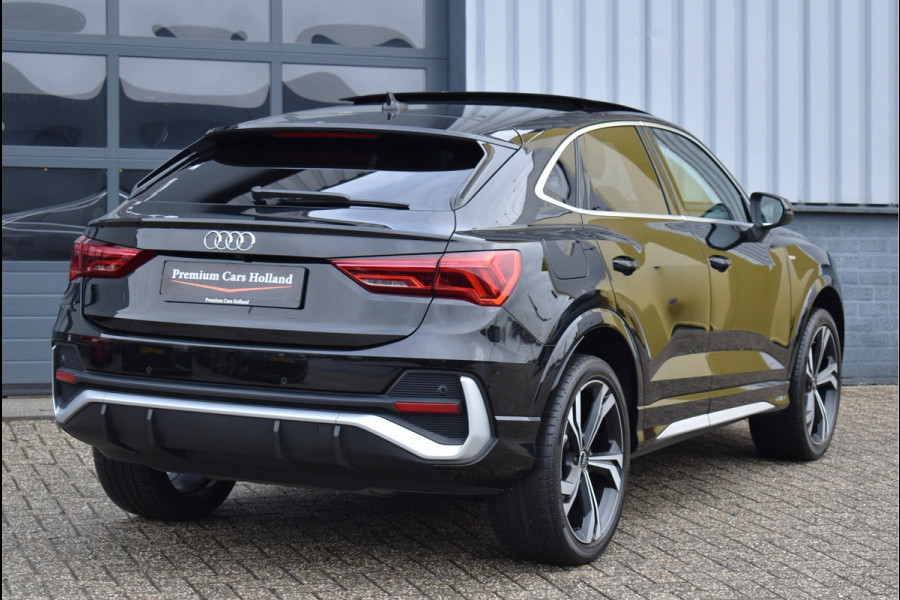 Audi Q3 Sportback 45 TFSI e S-Line 245 Pk Pano Sonos 360 Leder Matrix Trekhaak Keyless ACC 20 Inch