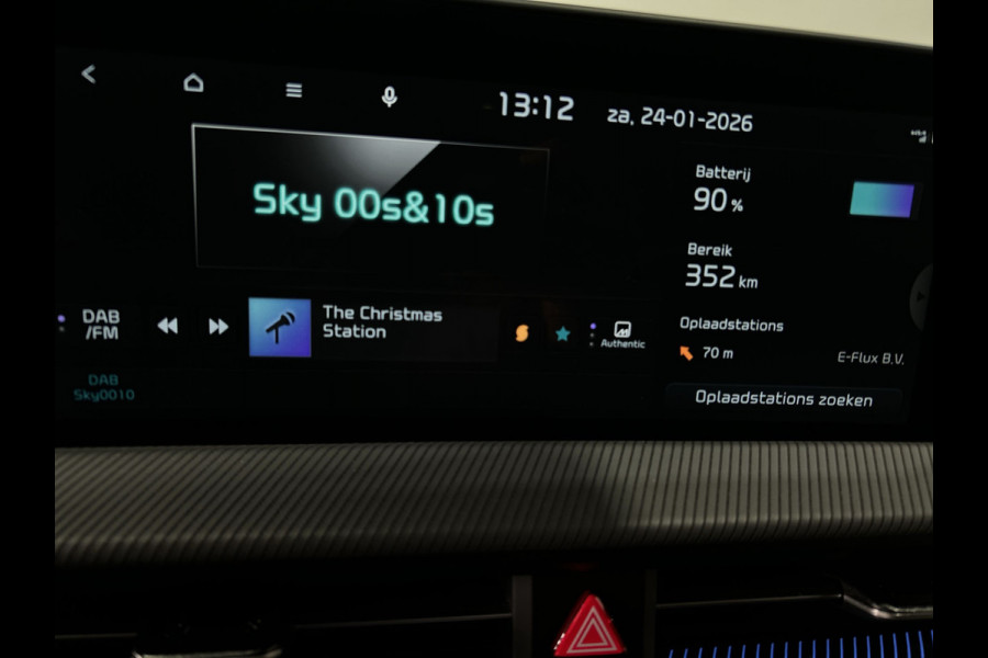 Kia Ev6 GT-Line 77.4 kWh Panorama schuif/kanteldak, elektr. bed. stoelen voor, warmtepomp, LMV 19'' Soh (batterijcheck) Waarde 96,5 %