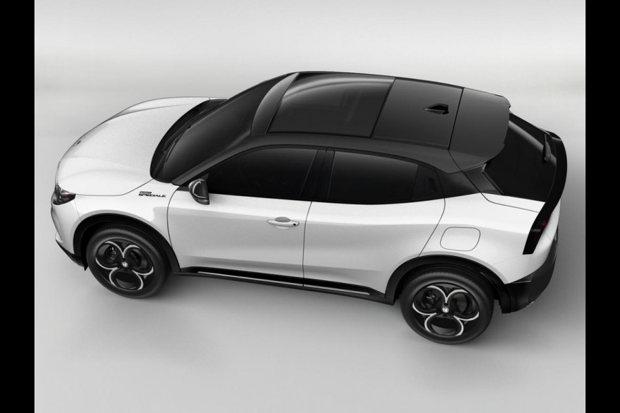 Alfa Romeo junior 1.2 Turbo Hybrid Ibrida Sport Speciale | Snel leverbaar | Pack Techno | Schuif/Kanteldak | Sempione White, Dak Zwart | Verwarmbare Voorruit