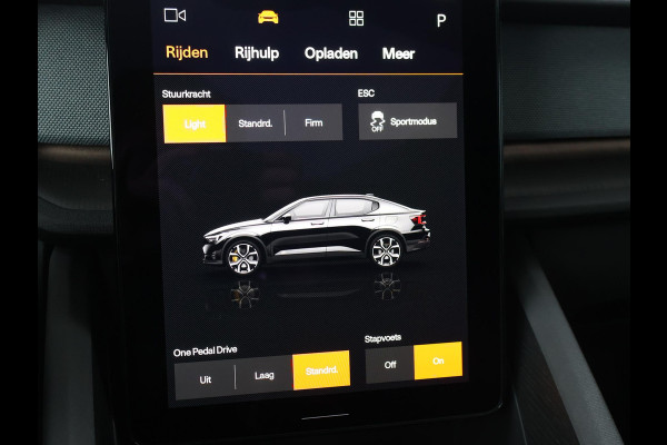 Polestar 2 LONG RANGE DUAL MOTOR 408 PK LAUNCH EDITION 78 KWH + PANORAMA | 360 CAMERA | 19 INCH | PIXEL LED