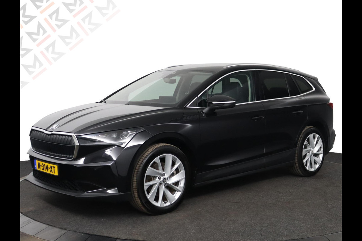 Škoda ENYAQ iV 80 Founders Edition Black|Leer|SOH 93%|Camera|Stoelverwarming