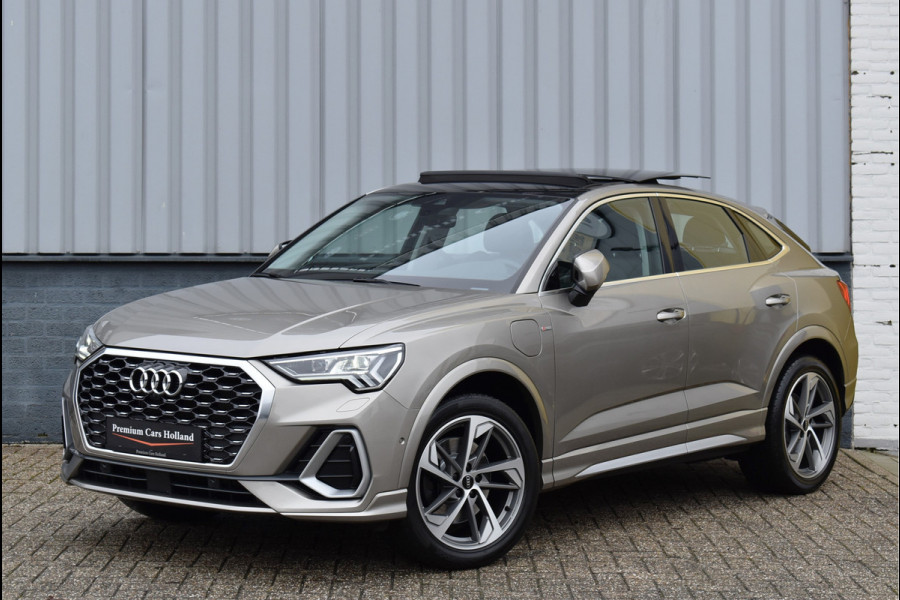 Audi Q3 Sportback 45 TFSI e S-Line 245 Pk Pano Memory Leder Matrix Keyless 360 Camera Trekhaak 19 Inch