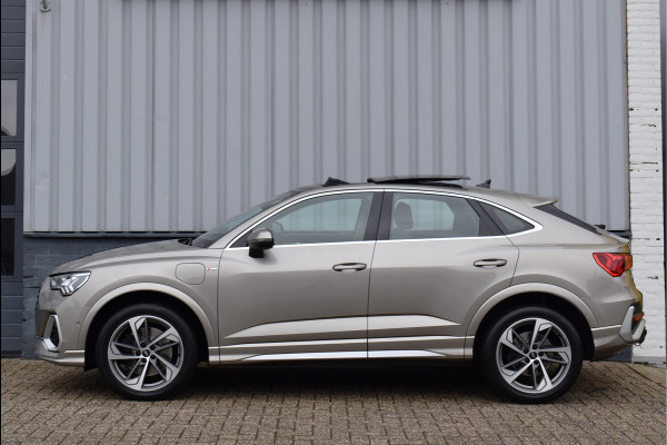 Audi Q3 Sportback 45 TFSI e S-Line 245 Pk Pano Memory Leder Matrix Keyless 360 Camera Trekhaak 19 Inch