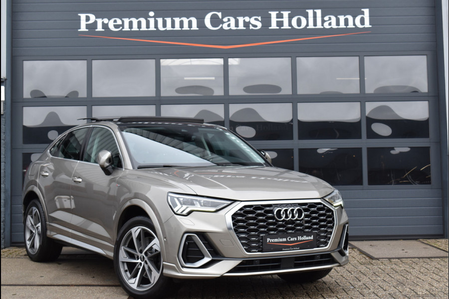Audi Q3 Sportback 45 TFSI e S-Line 245 Pk Pano Memory Leder Matrix Keyless 360 Camera Trekhaak 19 Inch