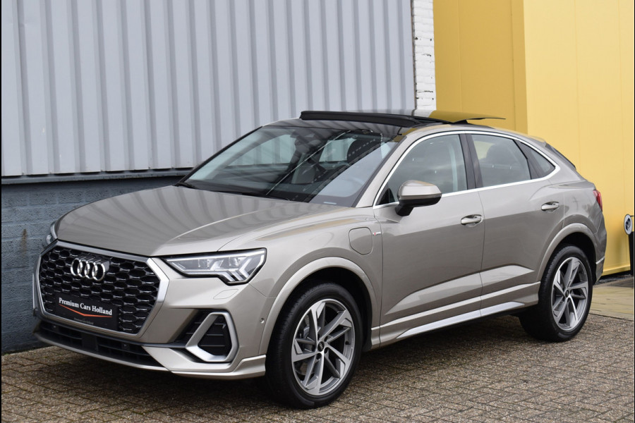 Audi Q3 Sportback 45 TFSI e S-Line 245 Pk Pano Memory Leder Matrix Keyless 360 Camera Trekhaak 19 Inch