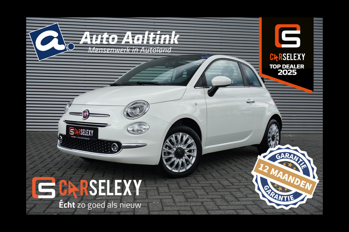 Fiat 500C 70PK HYBRID CRUISE | CARPLAY | CLIMA | PARK.SENSOREN | 15'LMV!