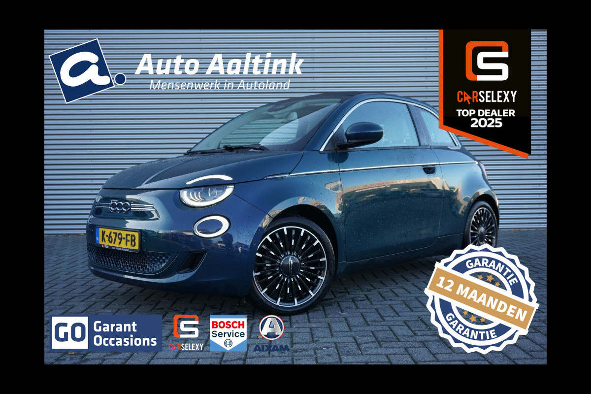 Fiat 500E La Prima 42 kWh CABRIOLET | MEEST LUXE | WINTERPACK