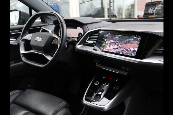 Audi Q4 e-tron 40 LAUNCH EDITION ADVANCED 77KWH + WEGKL. TREKHAAK | SPORTSTOELEN | ADAPTIVE CRUISE | CARPLAY | STOELVERW.