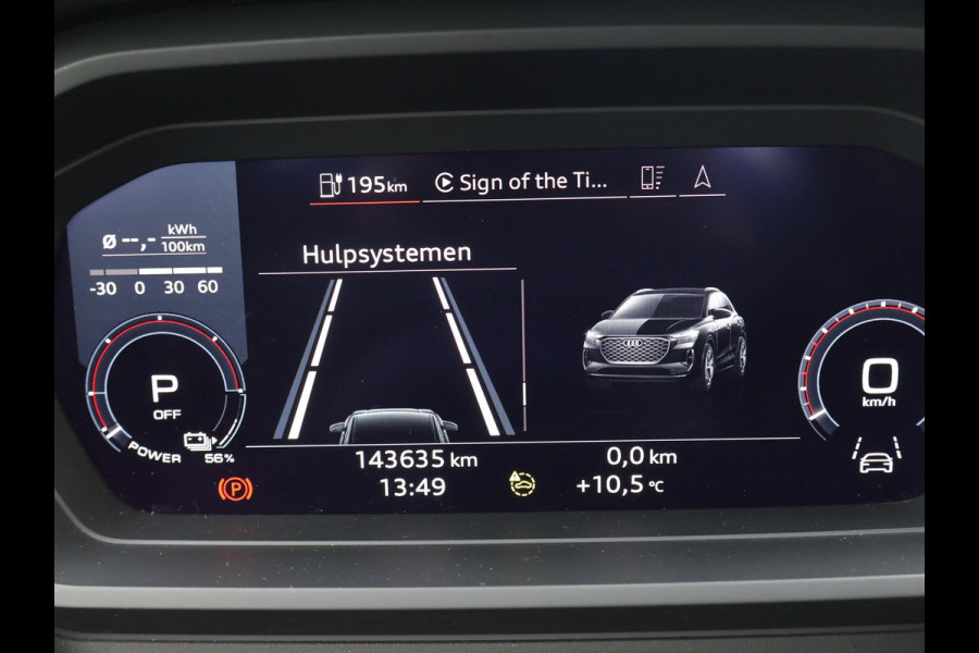 Audi Q4 e-tron 40 LAUNCH EDITION ADVANCED 77KWH + WEGKL. TREKHAAK | SPORTSTOELEN | ADAPTIVE CRUISE | CARPLAY | STOELVERW.