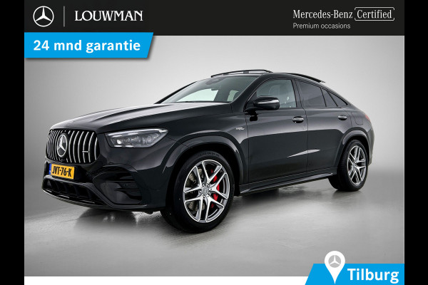 Mercedes-Benz GLE Coupé Mercedes-AMG 53 Hybrid 4MATIC+ Premium Plus Trekhaak | Panorama Schuif-Kanteldak | AMG Night Pakket | Distronic | Parkeerpakket met 360°-camera | Lederen Bekleding. Inclusief 24 maanden MB Certified garantie voor Europa.