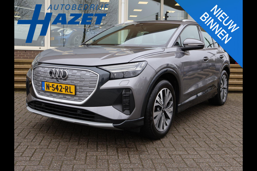 Audi Q4 e-tron 40 LAUNCH EDITION ADVANCED 77KWH + WEGKL. TREKHAAK | SPORTSTOELEN | ADAPTIVE CRUISE | CARPLAY | STOELVERW.