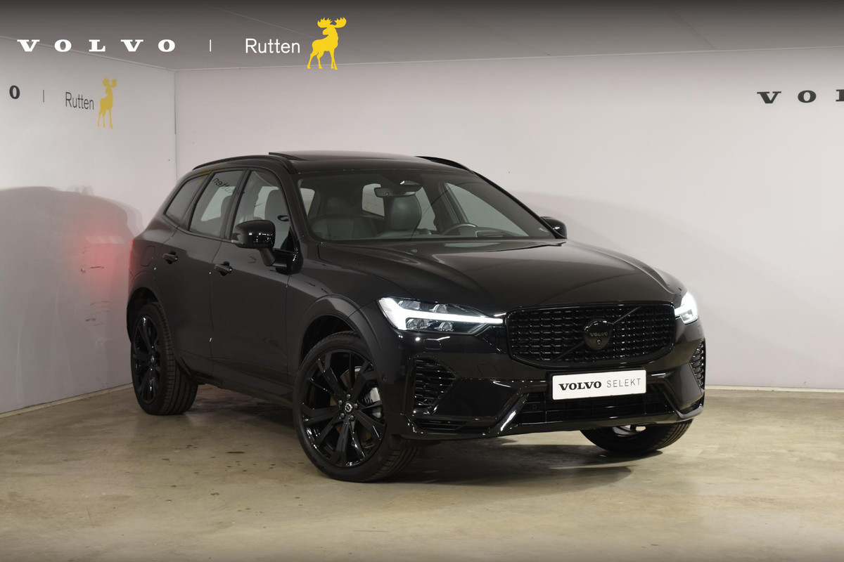 Volvo XC60 T6 350PK Automaat Plug-in Hybrid AWD Plus Black Edition/ Bowers & Wilkins / Navigatie / 360 Camera / Head-up Display / Panoramadak /  Stoelverwarming v+a / Stuurverwarming / 21'' Velgen