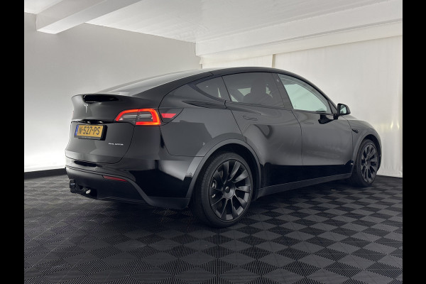 Tesla Model Y Long Range AWD 75 kWh Black-Line [ 3-Fase-11kW ] {SOH-82%} (INCL-BTW) Aut. *PANO | AUTO-PILOT | LEATHER | NAVI-FULLMAP | MATRIX-LED | KEYLESS | CAMERA | DAB+ | HEATED-COMFORTSEATS | PRIVACYGLASS | TOPVIEW | TOWBAR |  20''ALU*