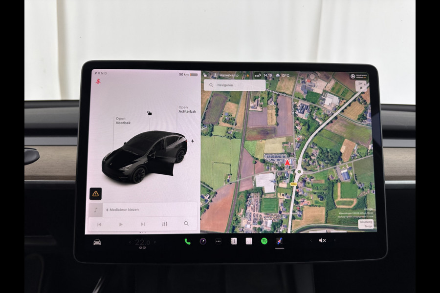 Tesla Model Y Long Range AWD 75 kWh Black-Line [ 3-Fase-11kW ] {SOH-82%} (INCL-BTW) Aut. *PANO | AUTO-PILOT | LEATHER | NAVI-FULLMAP | MATRIX-LED | KEYLESS | CAMERA | DAB+ | HEATED-COMFORTSEATS | PRIVACYGLASS | TOPVIEW | TOWBAR |  20''ALU*