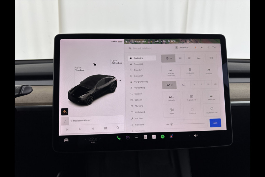 Tesla Model Y Long Range AWD 75 kWh Black-Line [ 3-Fase-11kW ] {SOH-82%} (INCL-BTW) Aut. *PANO | AUTO-PILOT | LEATHER | NAVI-FULLMAP | MATRIX-LED | KEYLESS | CAMERA | DAB+ | HEATED-COMFORTSEATS | PRIVACYGLASS | TOPVIEW | TOWBAR |  20''ALU*