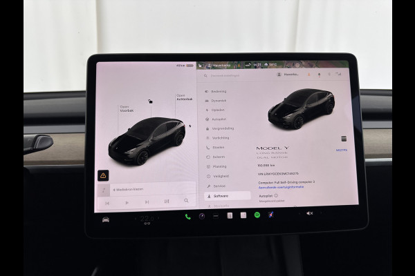 Tesla Model Y Long Range AWD 75 kWh Black-Line [ 3-Fase-11kW ] {SOH-82%} (INCL-BTW) Aut. *PANO | AUTO-PILOT | LEATHER | NAVI-FULLMAP | MATRIX-LED | KEYLESS | CAMERA | DAB+ | HEATED-COMFORTSEATS | PRIVACYGLASS | TOPVIEW | TOWBAR |  20''ALU*