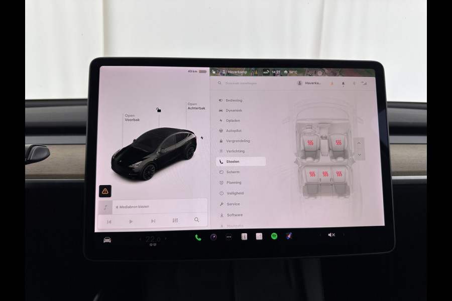 Tesla Model Y Long Range AWD 75 kWh Black-Line [ 3-Fase-11kW ] {SOH-82%} (INCL-BTW) Aut. *PANO | AUTO-PILOT | LEATHER | NAVI-FULLMAP | MATRIX-LED | KEYLESS | CAMERA | DAB+ | HEATED-COMFORTSEATS | PRIVACYGLASS | TOPVIEW | TOWBAR |  20''ALU*
