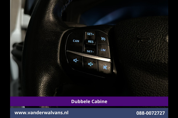 Ford Transit Custom 2.0 TDCI 170pk L2H1 Dubbele Cabine Euro6 Airco | 6-Zits | Camera | Navigatie | LED | Apple Carplay Android Auto, Cruisecontrol, Stoelverwarming, Verwarmde voorruit, Parkeersensoren, 2800kg trekvermogen, Dakdragers