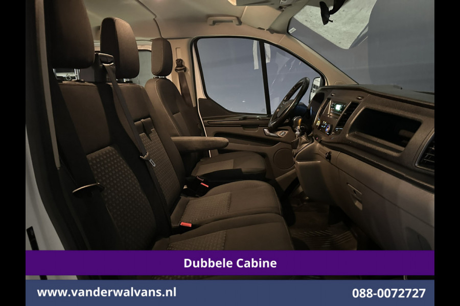 Ford Transit Custom 2.0 TDCI 131pk L2H1 Dubbele Cabine Euro6 Airco | 6-Zits | LED | Cruisecontrol | 2800kg trekhaak Parkeersensoren, Stoelverwarming