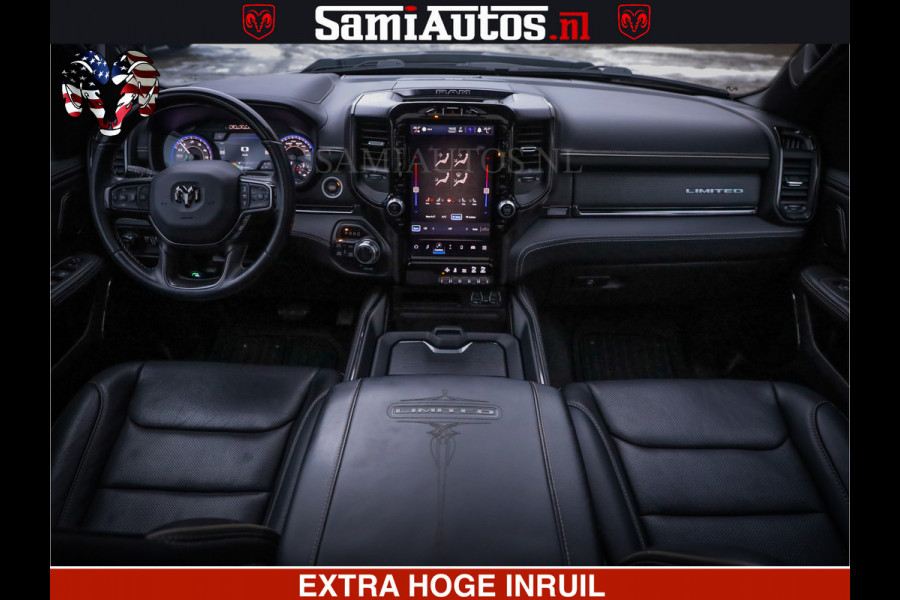Dodge Ram 1500 LIMITED SPORT | 5.7 V8 HEMI 402PK | MEEST VOLLE LIMITED | PRACHTIGE KLEUR GRANITE CRYSTAL PEARL | CREW CAB | DUBBELE CABINE DC 5 PERSOONS | CREW CAB 5 PERSOONS | DUBBELE CABINE DC | MEEST ROYALE EN COMFORTABELE BEDRIJFSAUTO | HEAD-UP | LUCHTVERING | RONDOM CAMERA | MWK KLEP | PANORAMA DAK |