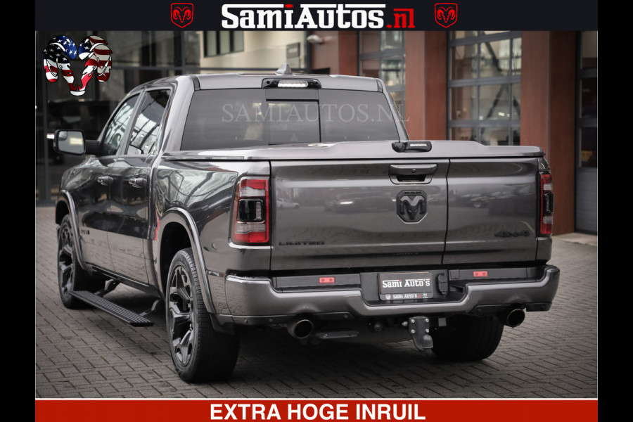 Dodge Ram 1500 LIMITED SPORT | 5.7 V8 HEMI 402PK | MEEST VOLLE LIMITED | PRACHTIGE KLEUR GRANITE CRYSTAL PEARL | CREW CAB | DUBBELE CABINE DC 5 PERSOONS | CREW CAB 5 PERSOONS | DUBBELE CABINE DC | MEEST ROYALE EN COMFORTABELE BEDRIJFSAUTO | HEAD-UP | LUCHTVERING | RONDOM CAMERA | MWK KLEP | PANORAMA DAK |
