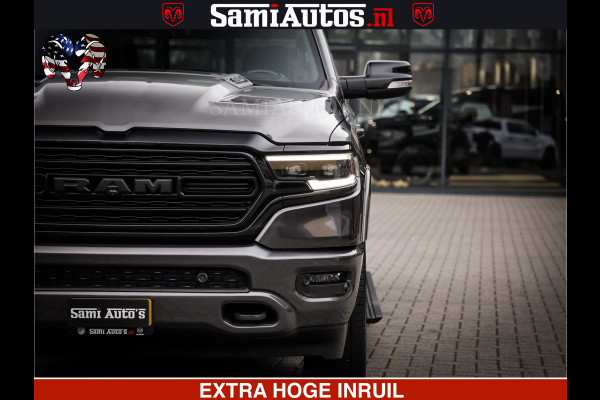 Dodge Ram 1500 LIMITED SPORT | 5.7 V8 HEMI 402PK | MEEST VOLLE LIMITED | PRACHTIGE KLEUR GRANITE CRYSTAL PEARL | CREW CAB | DUBBELE CABINE DC 5 PERSOONS | CREW CAB 5 PERSOONS | DUBBELE CABINE DC | MEEST ROYALE EN COMFORTABELE BEDRIJFSAUTO | HEAD-UP | LUCHTVERING | RONDOM CAMERA | MWK KLEP | PANORAMA DAK |