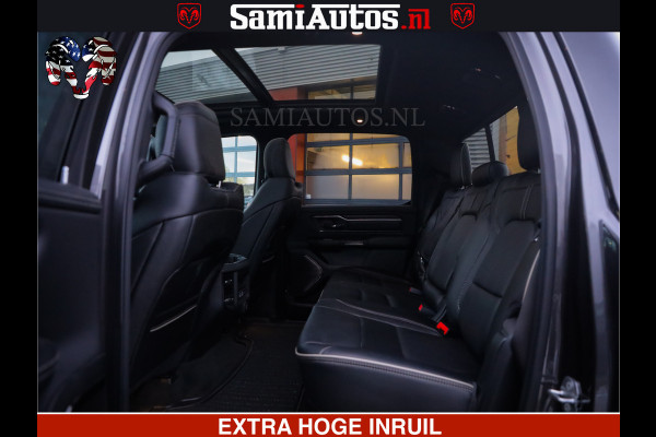 Dodge Ram 1500 LIMITED SPORT | 5.7 V8 HEMI 402PK | MEEST VOLLE LIMITED | PRACHTIGE KLEUR GRANITE CRYSTAL PEARL | CREW CAB | DUBBELE CABINE DC 5 PERSOONS | CREW CAB 5 PERSOONS | DUBBELE CABINE DC | MEEST ROYALE EN COMFORTABELE BEDRIJFSAUTO | HEAD-UP | LUCHTVERING | RONDOM CAMERA | MWK KLEP | PANORAMA DAK |
