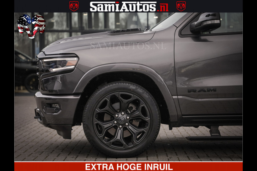 Dodge Ram 1500 LIMITED SPORT | 5.7 V8 HEMI 402PK | MEEST VOLLE LIMITED | PRACHTIGE KLEUR GRANITE CRYSTAL PEARL | CREW CAB | DUBBELE CABINE DC 5 PERSOONS | CREW CAB 5 PERSOONS | DUBBELE CABINE DC | MEEST ROYALE EN COMFORTABELE BEDRIJFSAUTO | HEAD-UP | LUCHTVERING | RONDOM CAMERA | MWK KLEP | PANORAMA DAK |