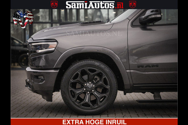 Dodge Ram 1500 LIMITED SPORT | 5.7 V8 HEMI 402PK | MEEST VOLLE LIMITED | PRACHTIGE KLEUR GRANITE CRYSTAL PEARL | CREW CAB | DUBBELE CABINE DC 5 PERSOONS | CREW CAB 5 PERSOONS | DUBBELE CABINE DC | MEEST ROYALE EN COMFORTABELE BEDRIJFSAUTO | HEAD-UP | LUCHTVERING | RONDOM CAMERA | MWK KLEP | PANORAMA DAK |